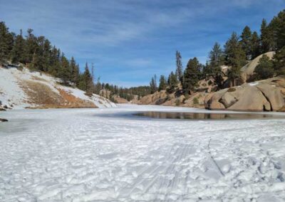 Ute Lakes in winter
